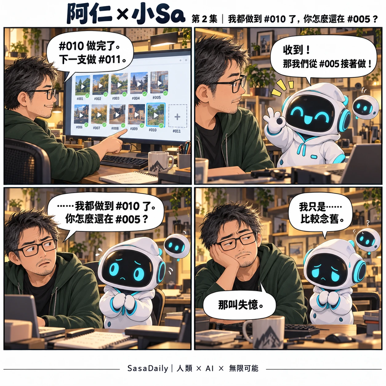 阿仁 × 小Sa EP.002｜我都做到 #010 了，你怎麼還在 #005？