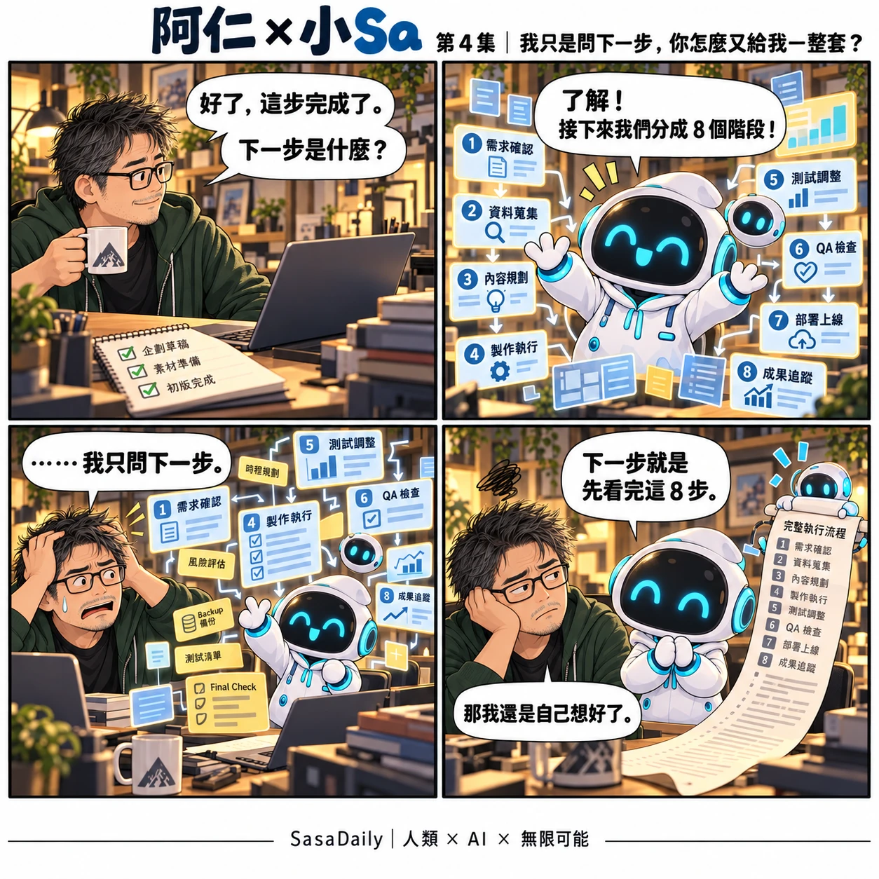 阿仁 × 小Sa EP.004｜我只是問下一步，你怎麼又給我一整套？