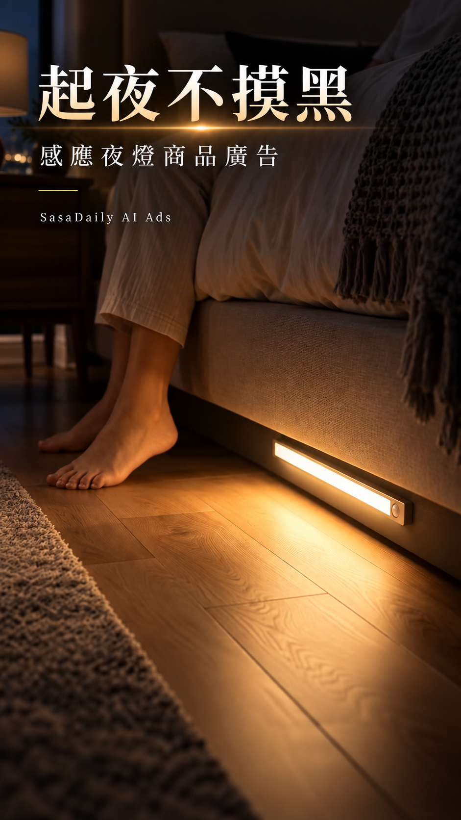 Light When You Need It | Motion Sensor Night Light Ad